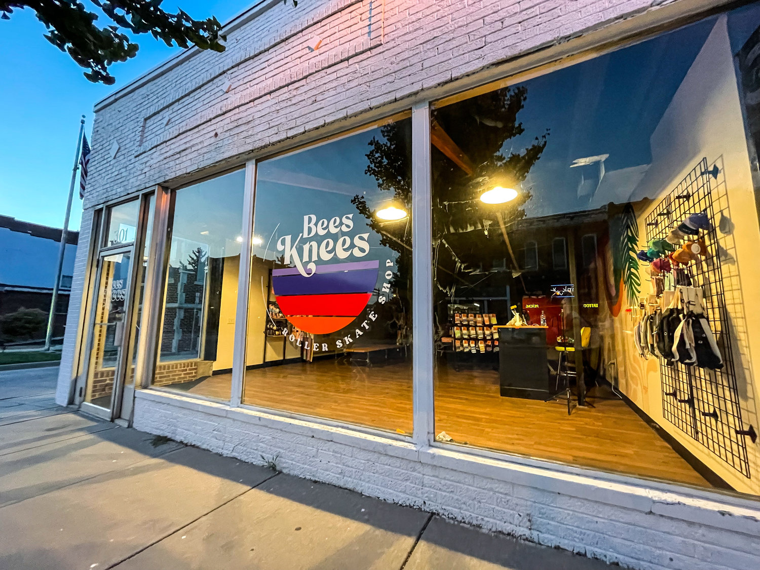 Bees Knees Roller Skate Shop takes over a former woodworking space at 301 E. Commercial St.